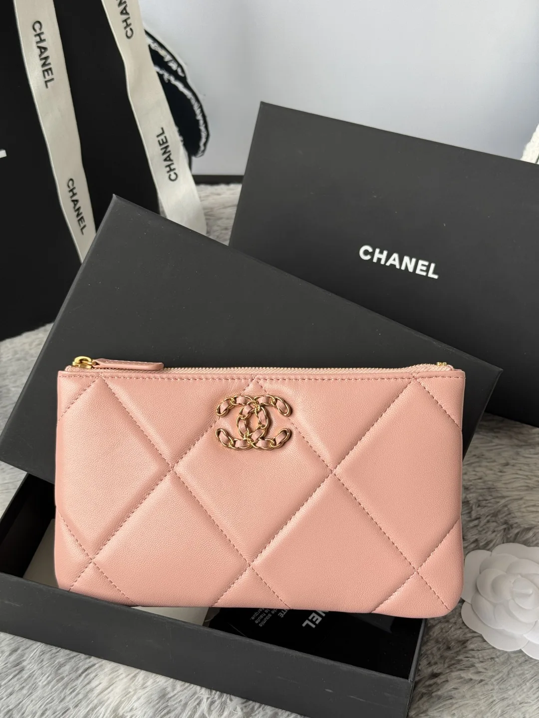Chanel AP1790 Diamond Quilted Flap Coin Purse - Detail view 2