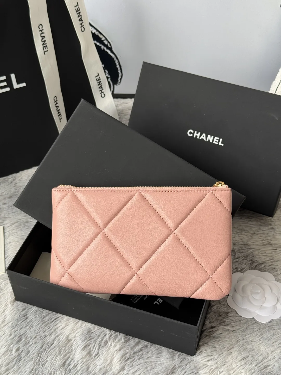 Chanel AP1790 Diamond Quilted Flap Coin Purse - Detail view 4