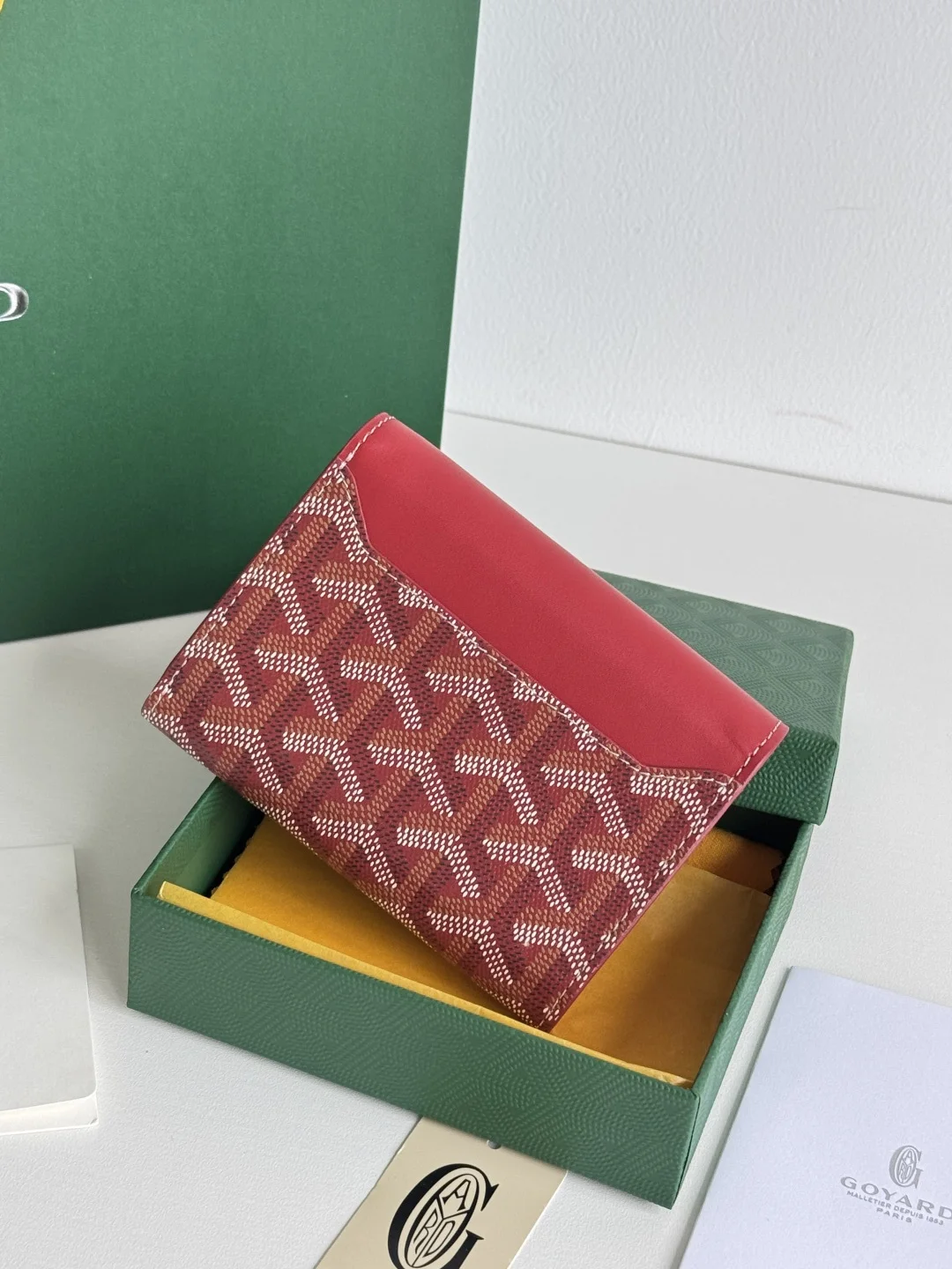 Goyard 3319 Saint-Gabriel Envelope Trifold Wallet - Detail view 3