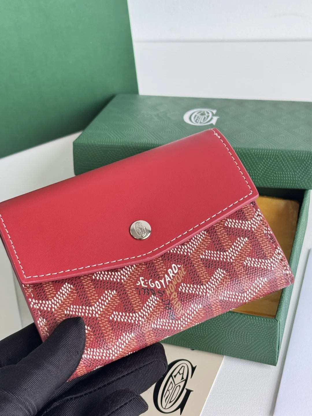 Goyard 3319 Saint-Gabriel Envelope Trifold Wallet - Detail view 6