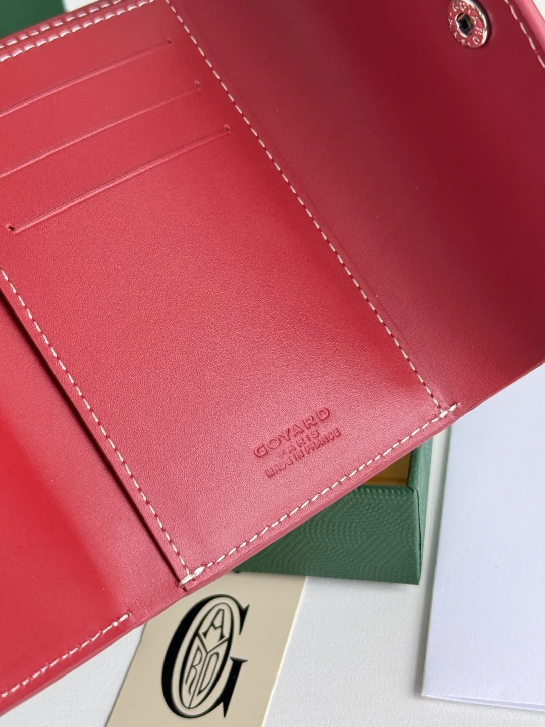 Goyard 3319 Saint-Gabriel Envelope Trifold Wallet - Detail view 7