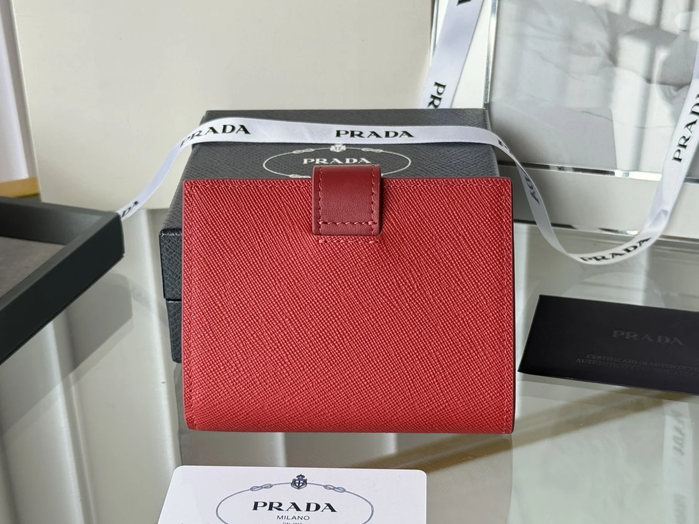 Prada 1MV204 Small Card Holder Wallet - Detail view 3