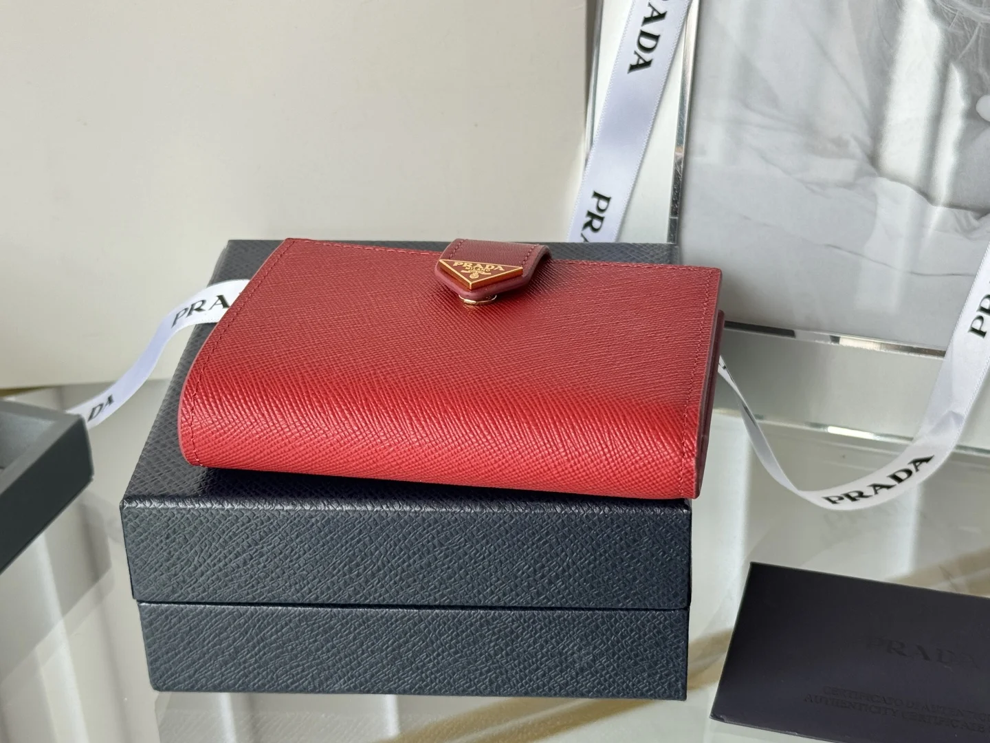 Prada 1MV204 Small Card Holder Wallet - Detail view 5