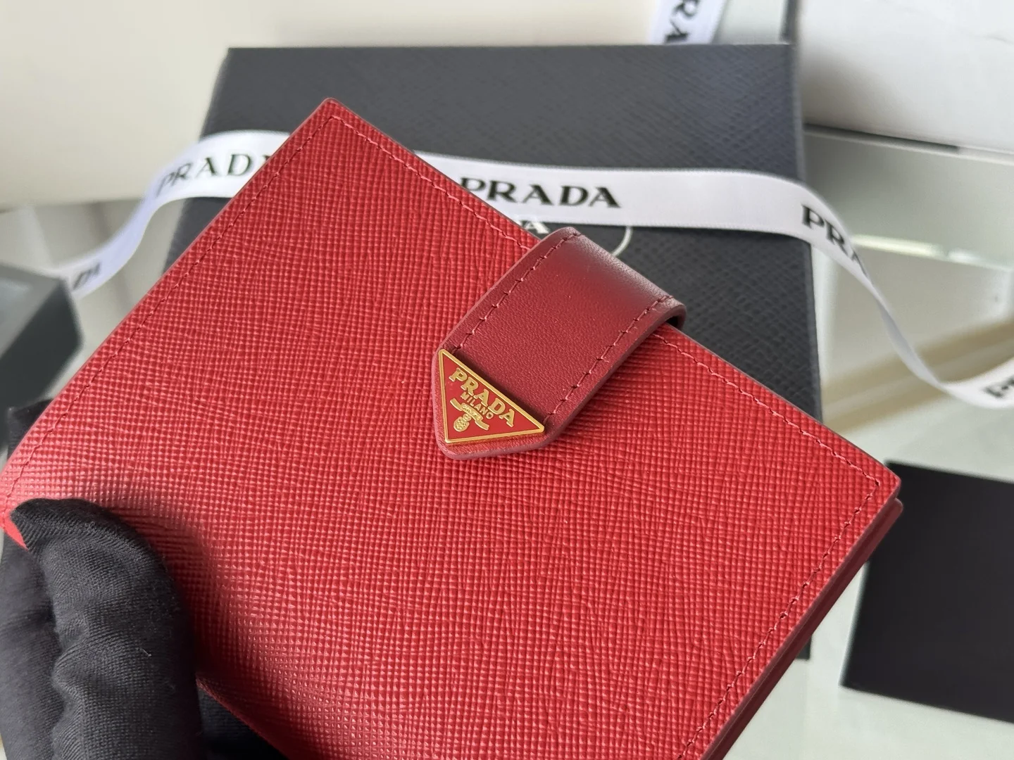 Prada 1MV204 Small Card Holder Wallet - Detail view 7