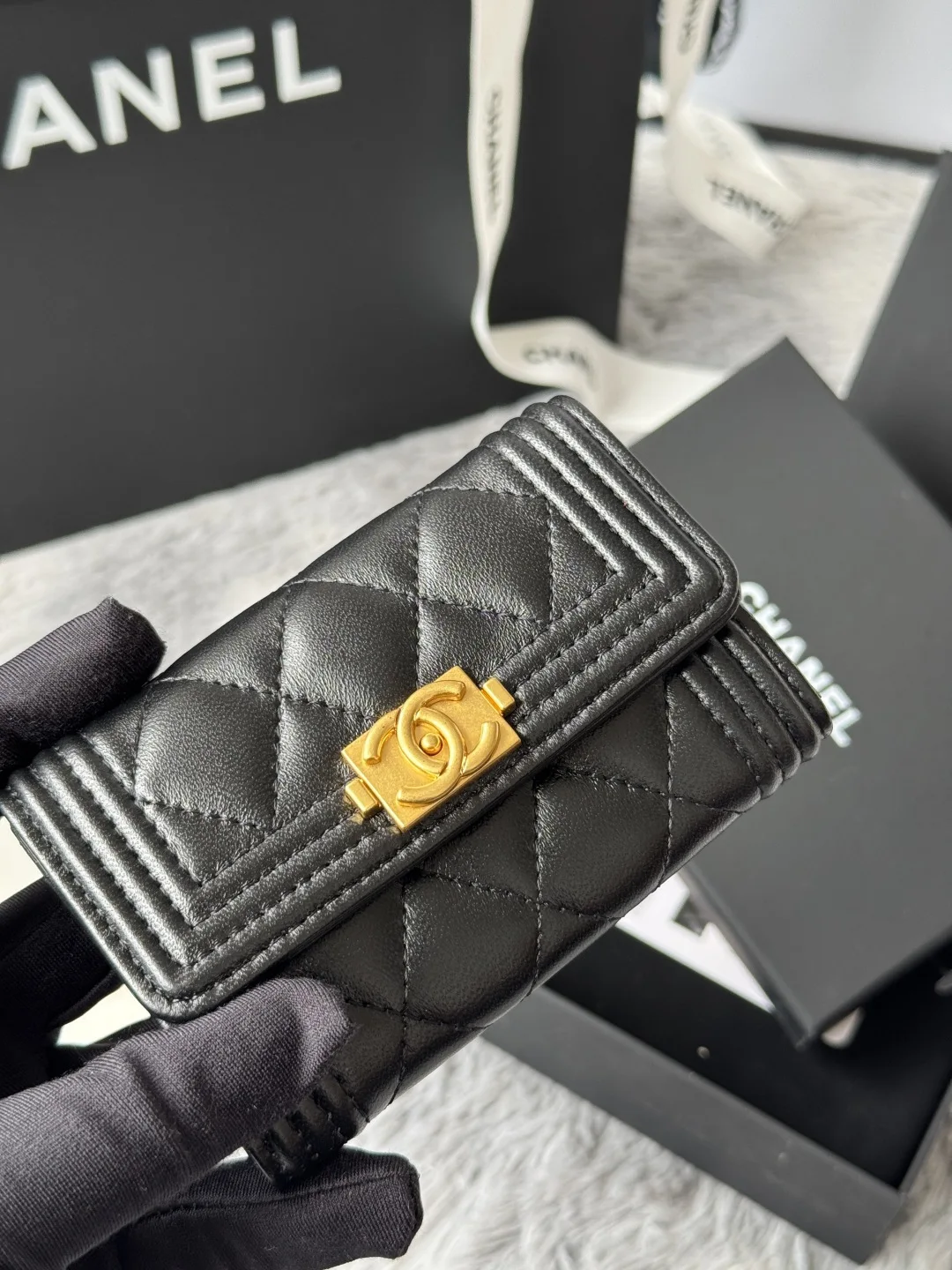 Chanel A80603 Leboy cardholder - Detail view 6
