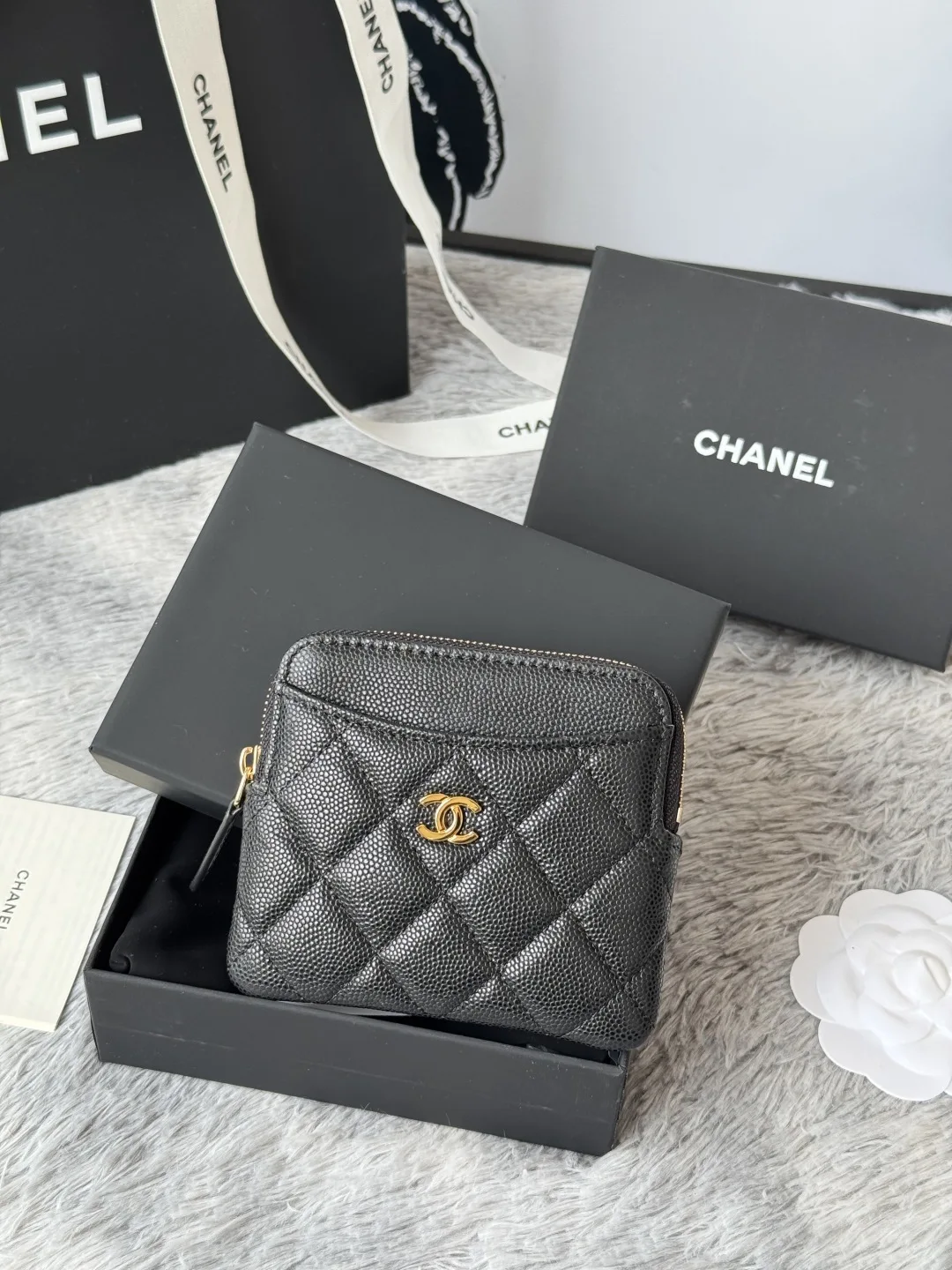 Chanel AP2061 Calfskin Chanel Coin Purse - Detail view 2