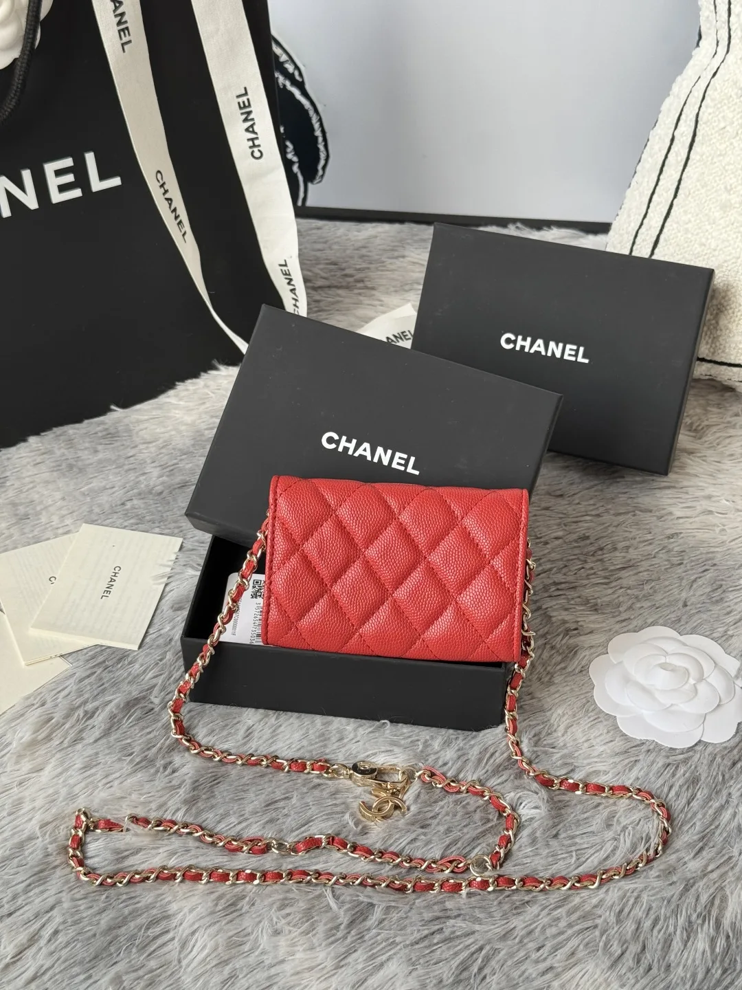 Chanel A81081 New Fanny Pack Crossbody Coin Purse - Detail view 3