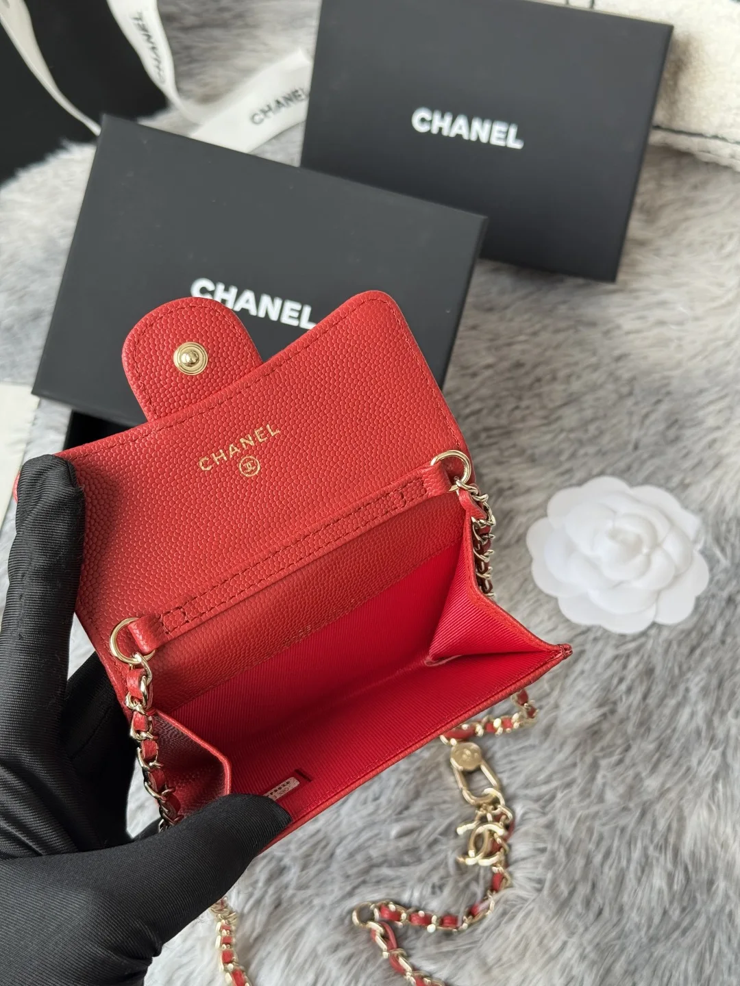 Chanel A81081 New Fanny Pack Crossbody Coin Purse - Detail view 7