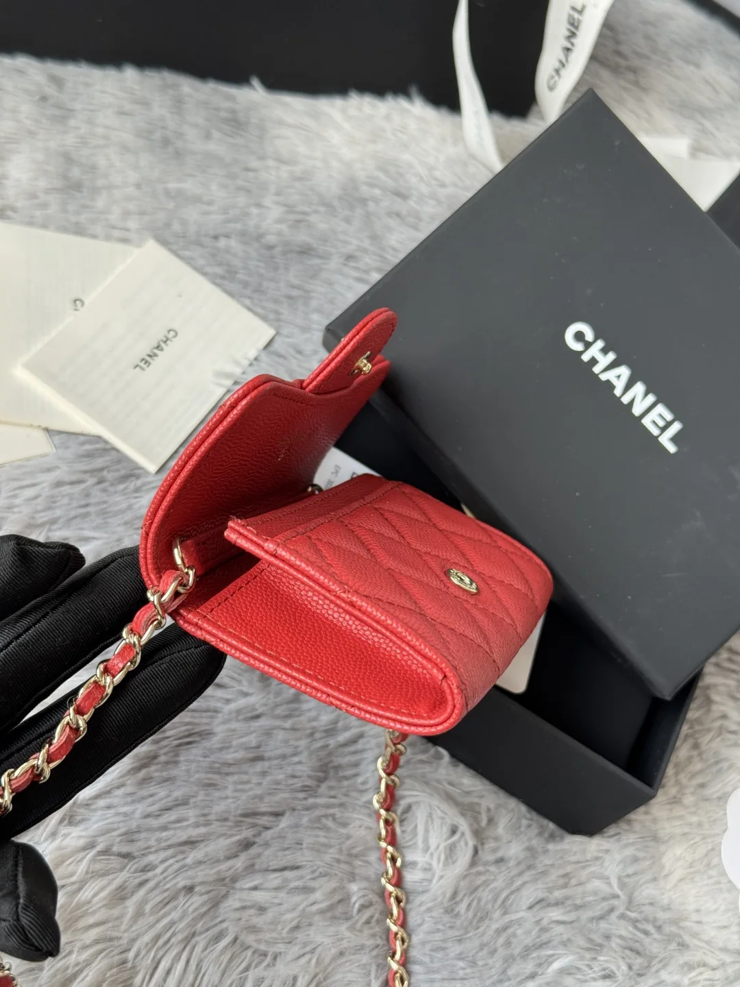 Chanel A81081 New Fanny Pack Crossbody Coin Purse - Detail view 9
