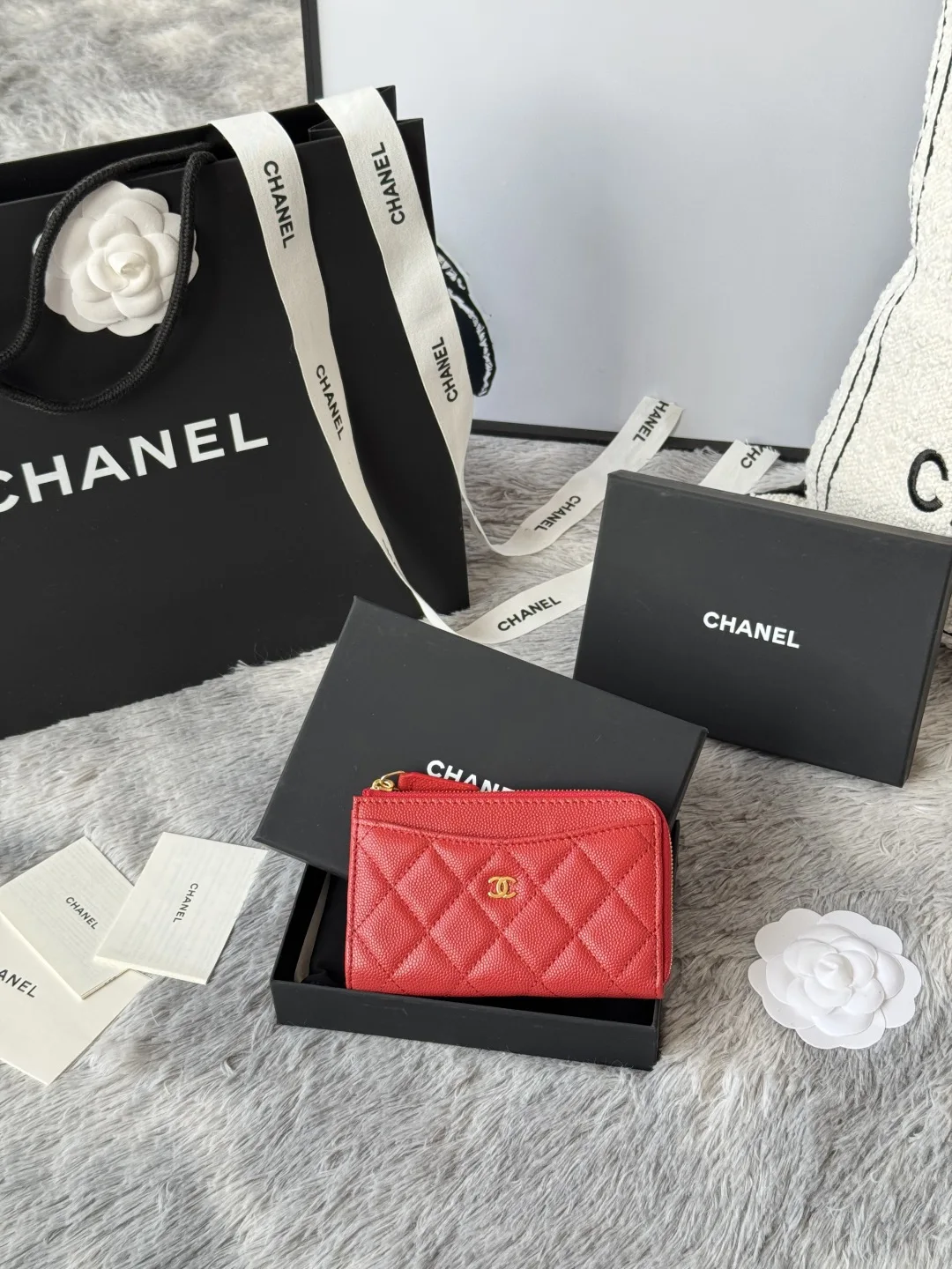 Chanel A3179 2024 7-shaped single pull card holder - Detail view 1