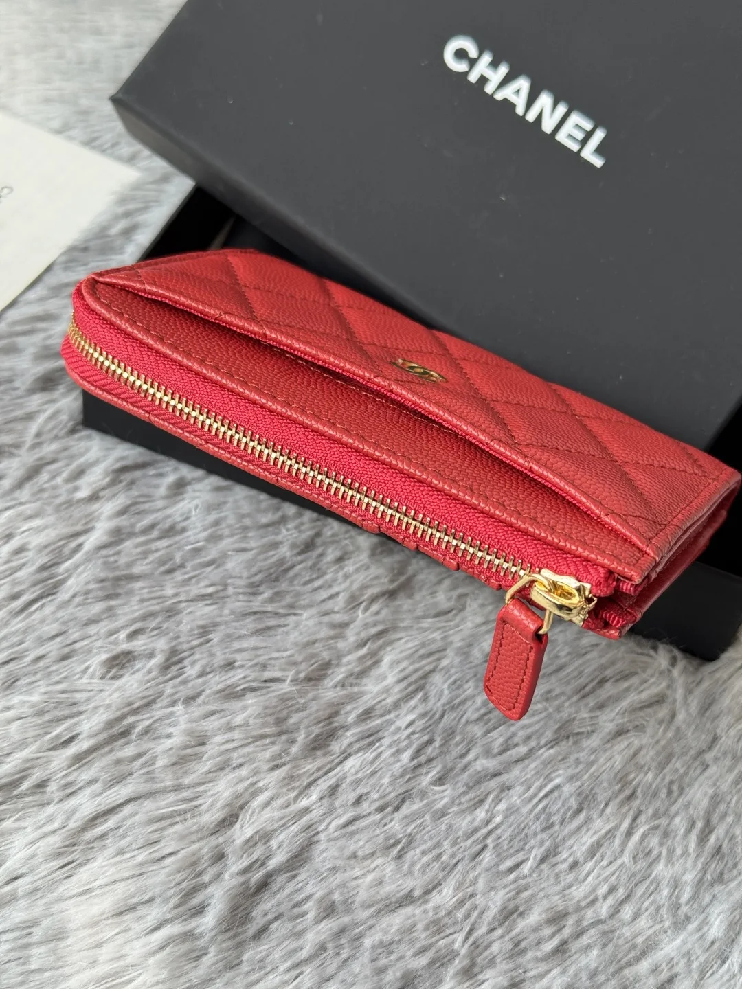 Chanel A3179 2024 7-shaped single pull card holder - Detail view 4