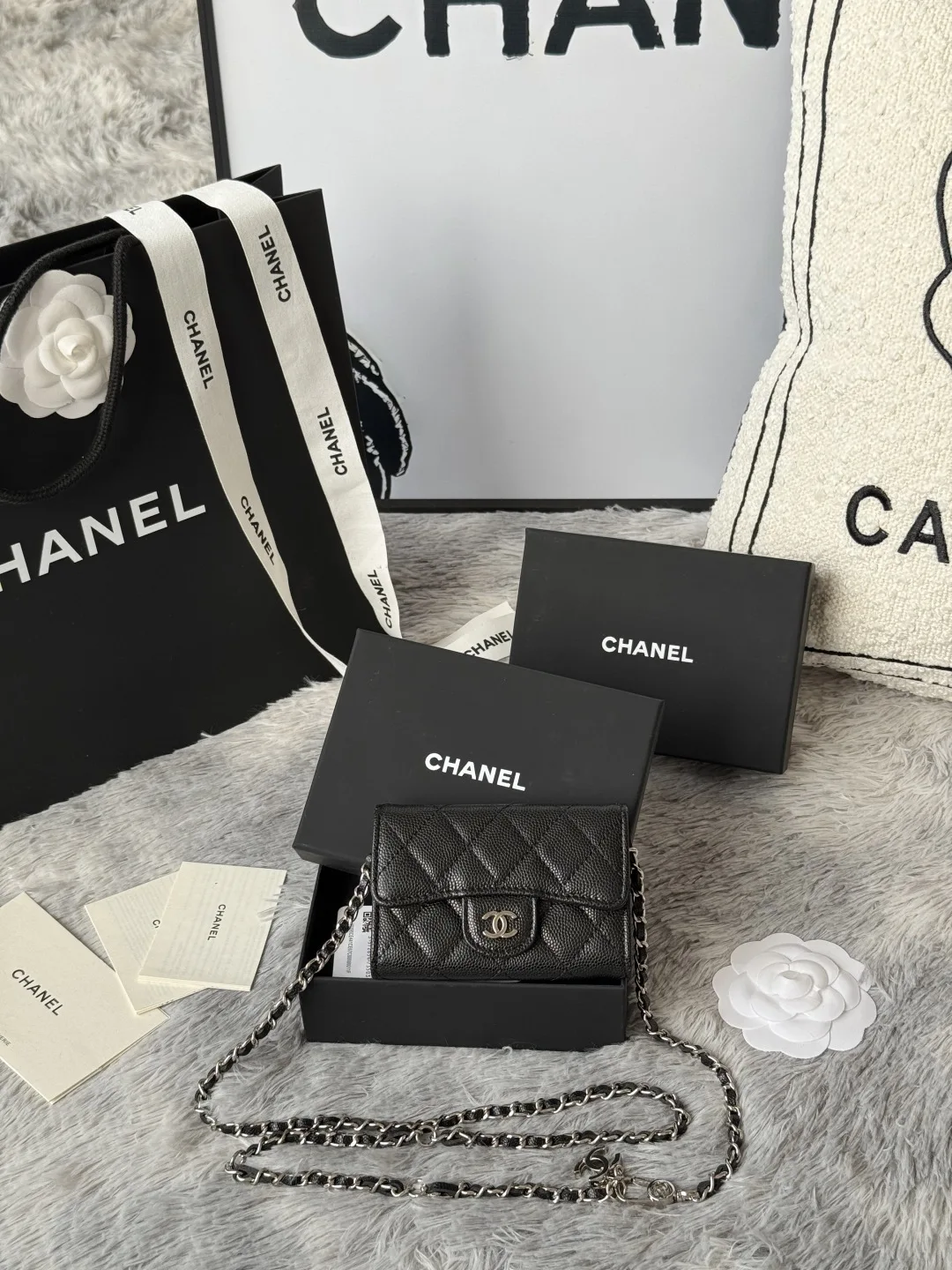 Chanel A81081 New Fanny Pack Crossbody Coin Purse - Detail view 1