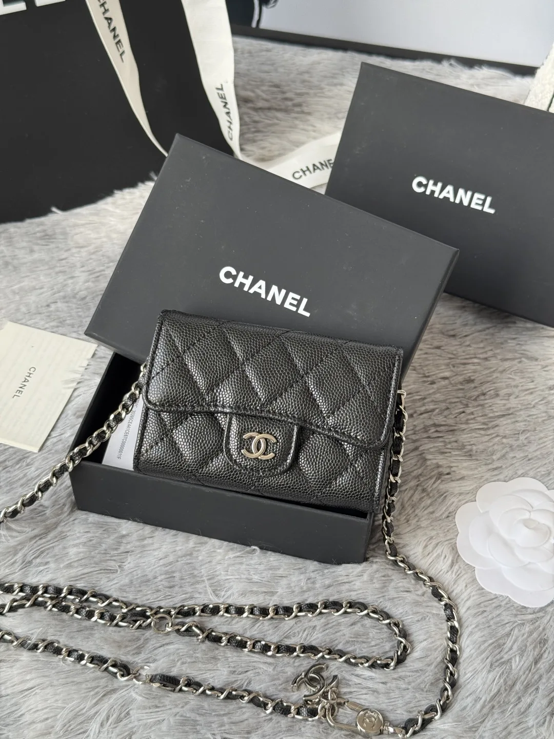 Chanel A81081 New Fanny Pack Crossbody Coin Purse - Detail view 2