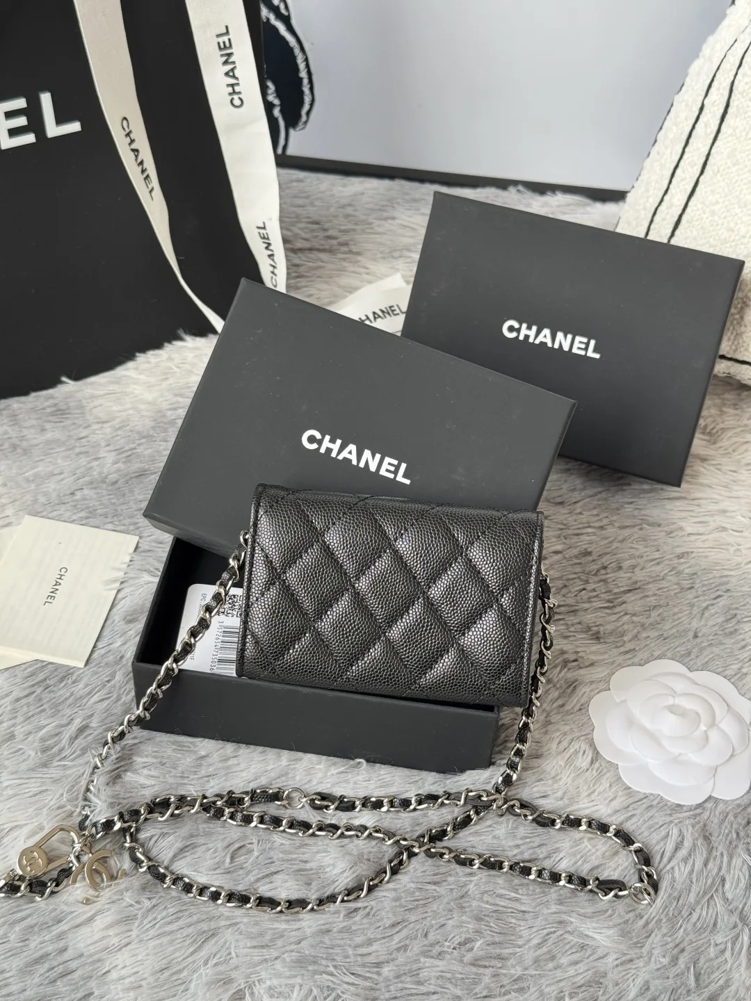 Chanel A81081 New Fanny Pack Crossbody Coin Purse - Detail view 3