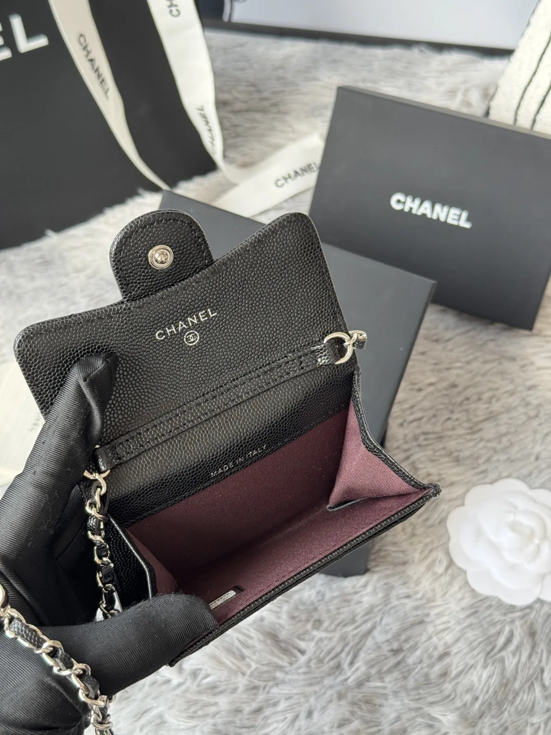 Chanel A81081 New Fanny Pack Crossbody Coin Purse - Detail view 7