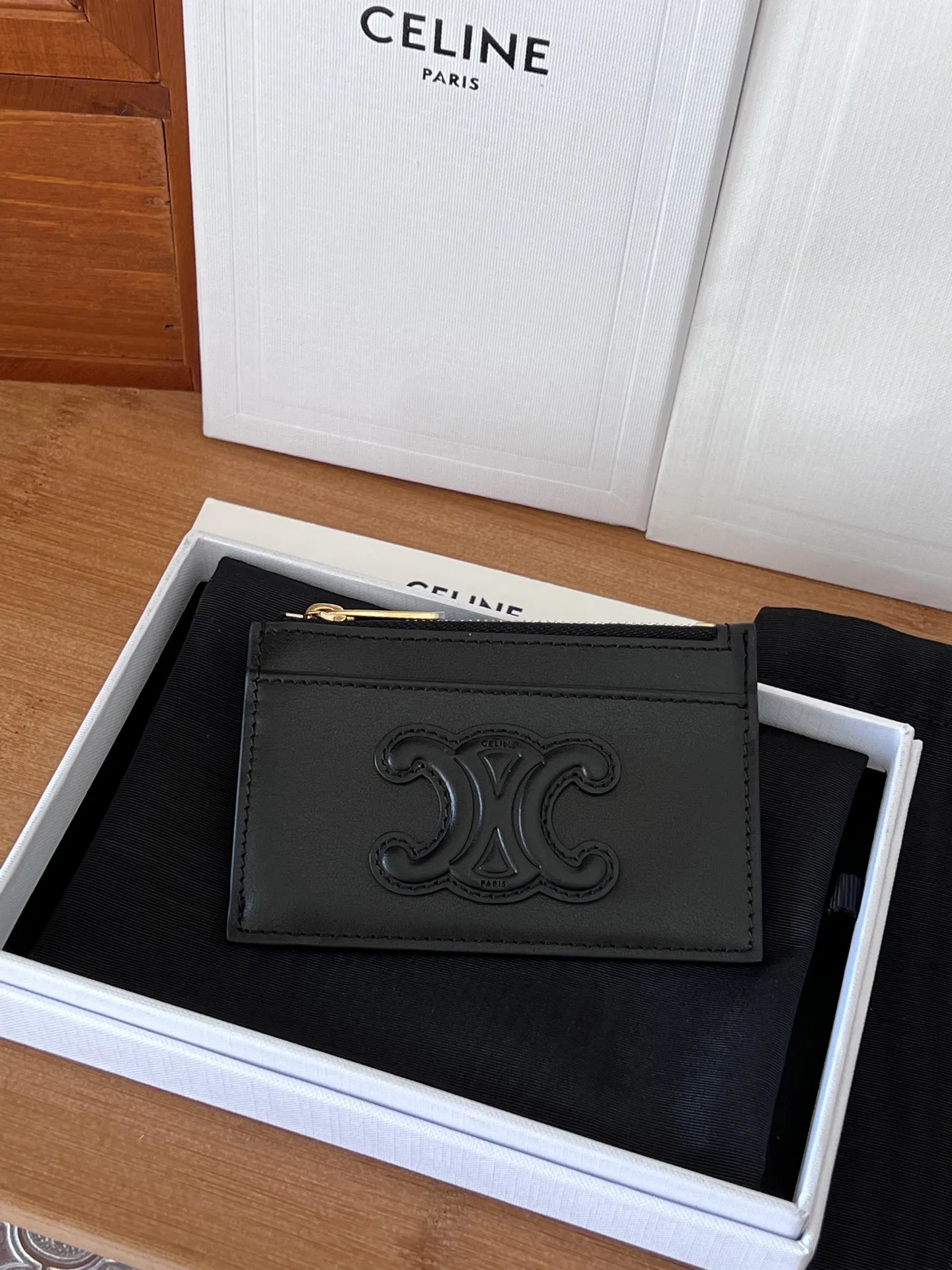 Celine 10K583 Zip Card Case - Detail view 1