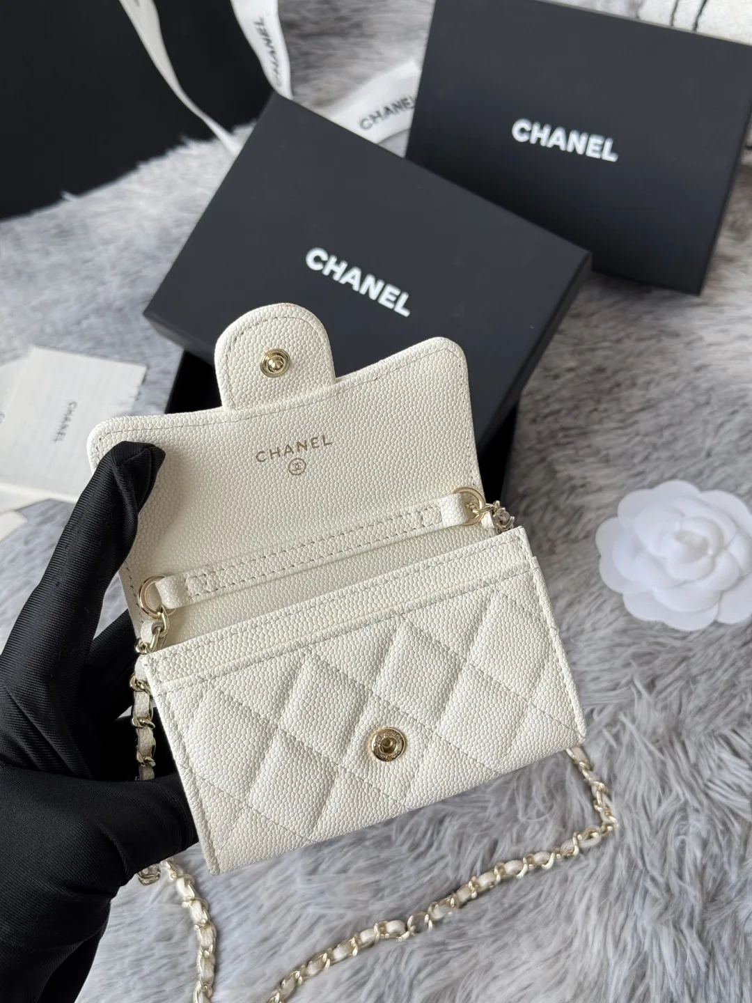 Chanel A81081 New Waist Bag Crossbody Coin Purse - Detail view 6