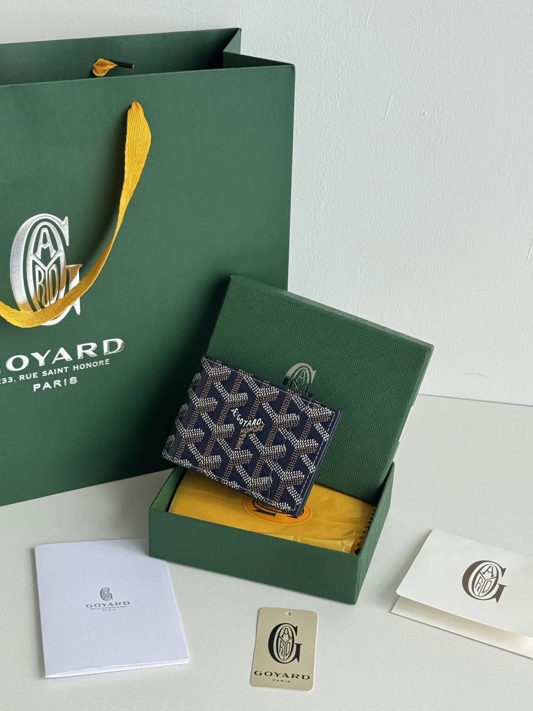 Goyard 3311 Insert Victoire Check Card Holder Card Case - Detail view 1