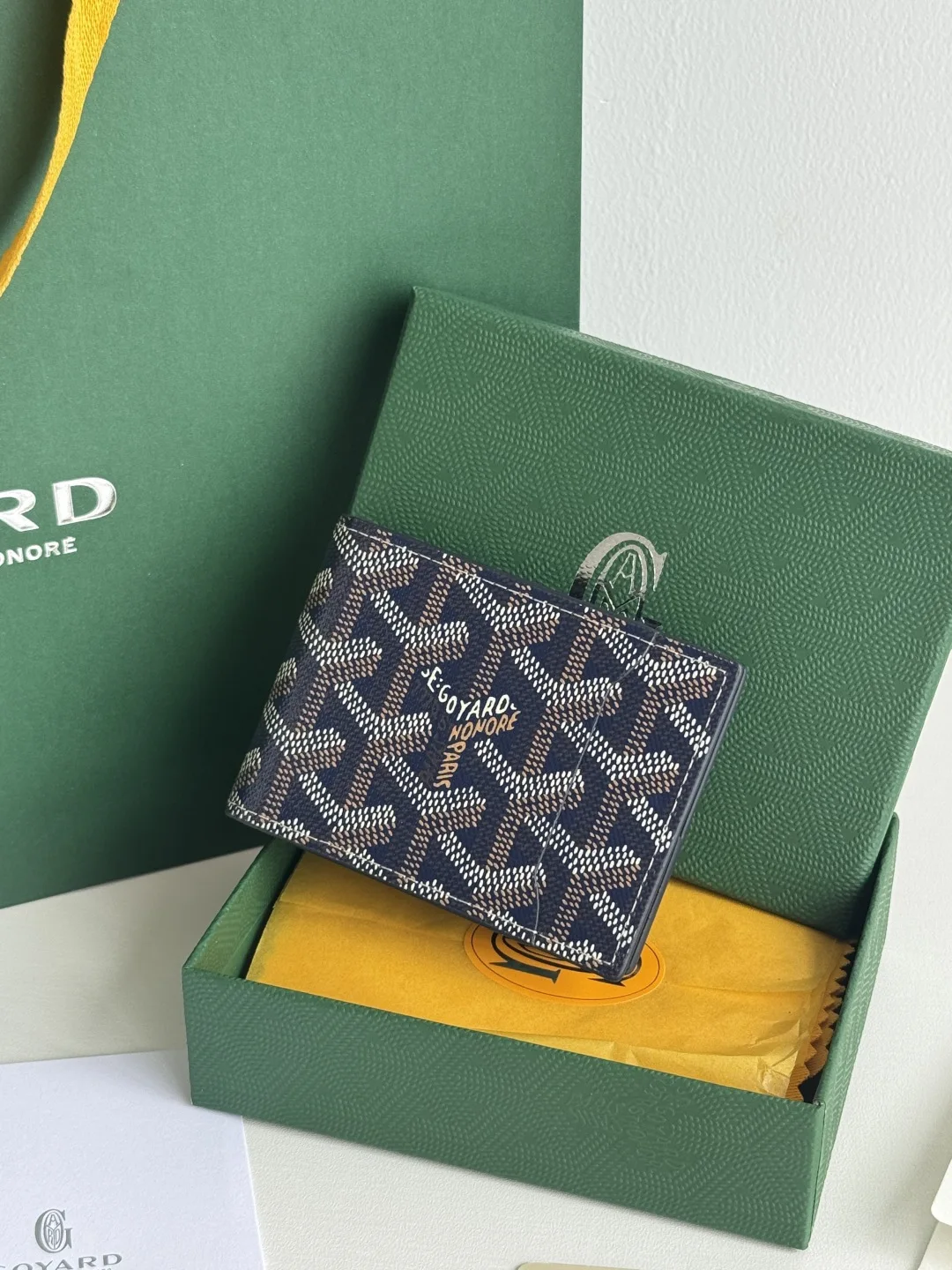 Goyard 3311 Insert Victoire Check Card Holder Card Case - Detail view 2