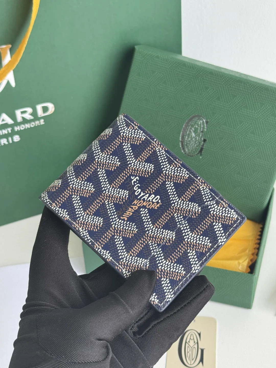 Goyard 3311 Insert Victoire Check Card Holder Card Case - Detail view 6