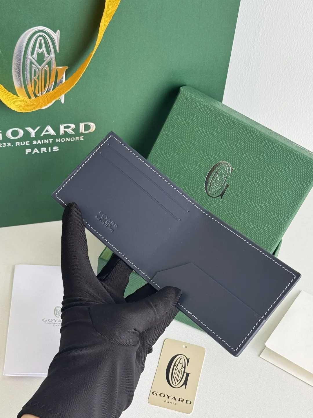 Goyard 3311 Insert Victoire Check Card Holder Card Case - Detail view 7