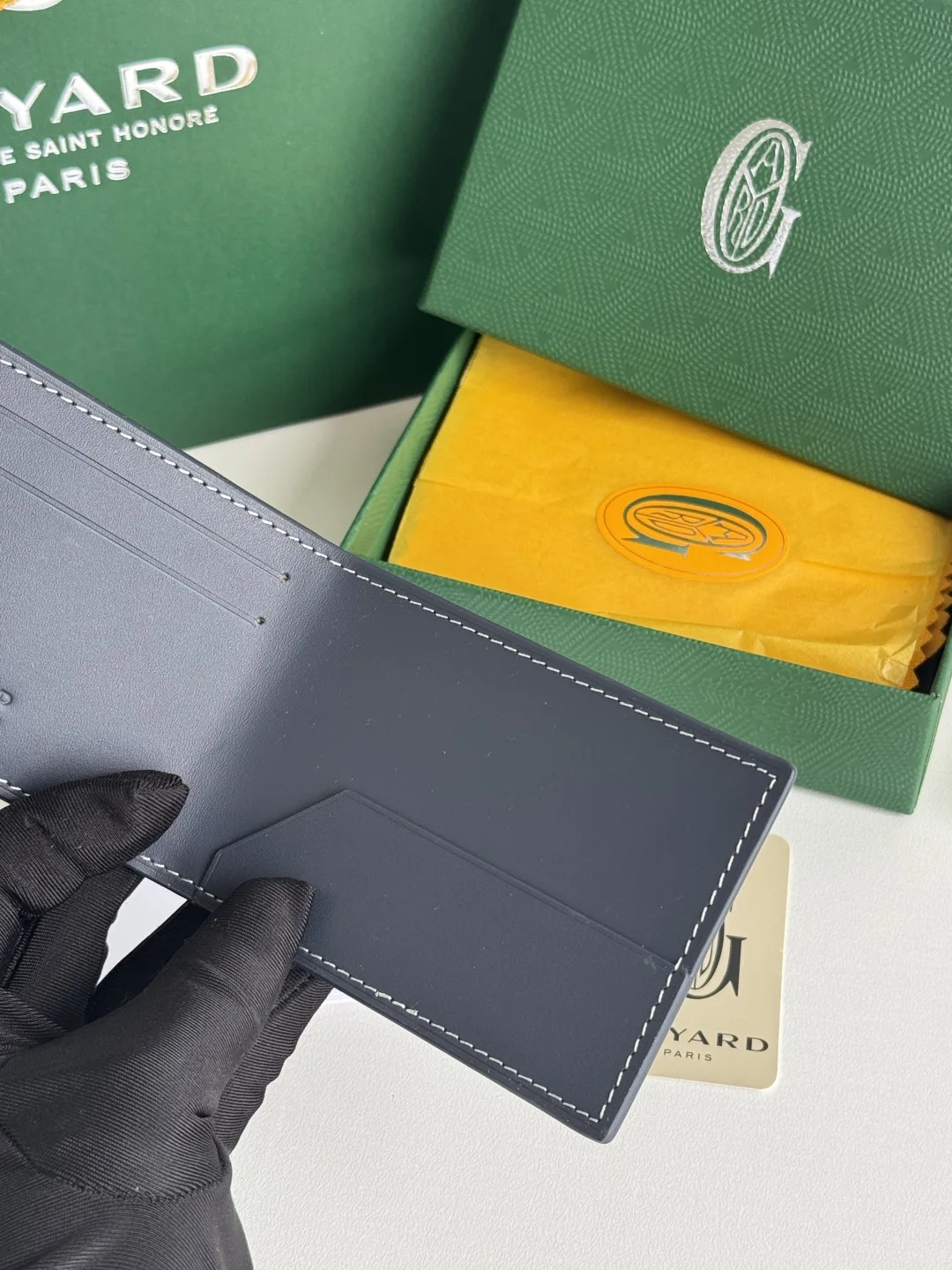 Goyard 3311 Insert Victoire Check Card Holder Card Case - Detail view 9