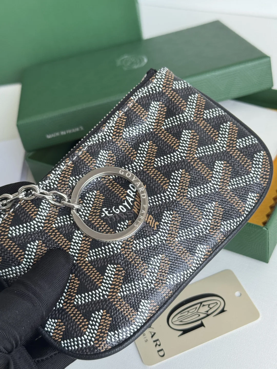 Goyard 3306 Mini Senate Nano Key Bag Coin Purse - Detail view 7