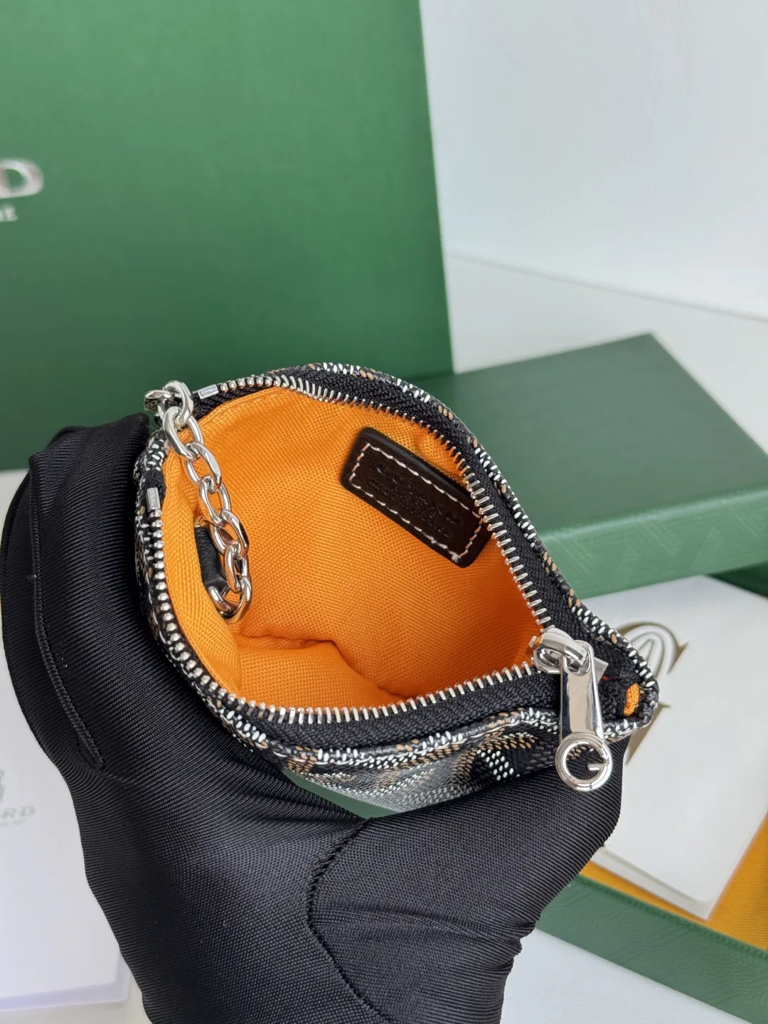 Goyard 3306 Mini Senate Nano Key Bag Coin Purse - Detail view 8