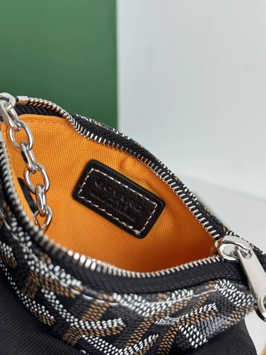 Goyard 3306 Mini Senate Nano Key Bag Coin Purse - Detail view 9