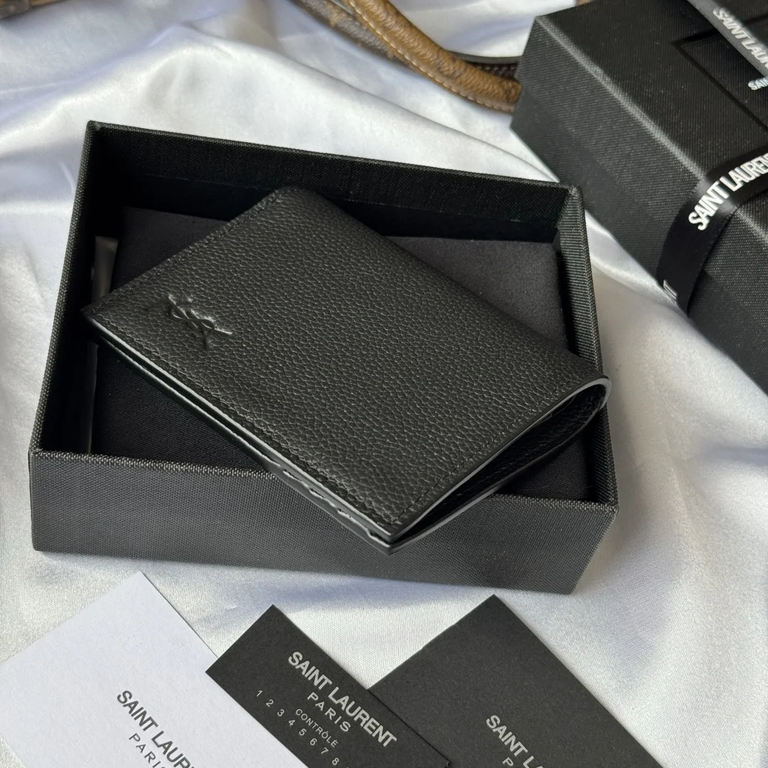 圣罗兰668736 2025秋冬新品 单折包 钱包 - 细节图 3