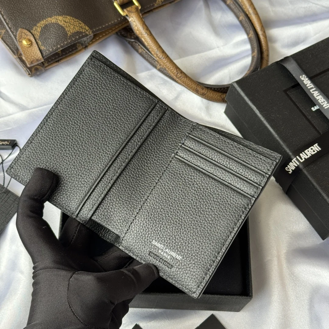 圣罗兰668736 2025秋冬新品 单折包 钱包 - 细节图 7