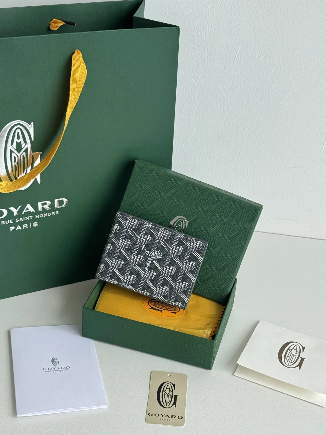 Goyard 3311 Insert Victoire Check Card Holder Card Case - Detail view 1