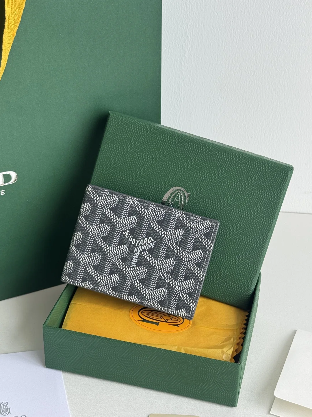 Goyard 3311 Insert Victoire Check Card Holder Card Case - Detail view 2