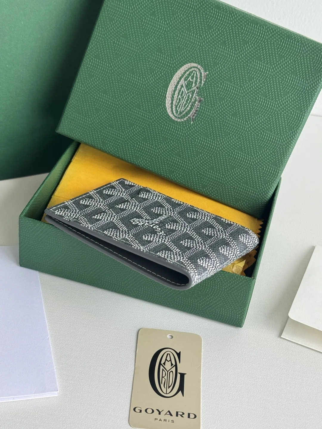 Goyard 3311 Insert Victoire Check Card Holder Card Case - Detail view 4