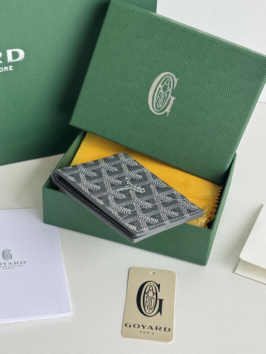 Goyard 3311 Insert Victoire Check Card Holder Card Case - Detail view 5