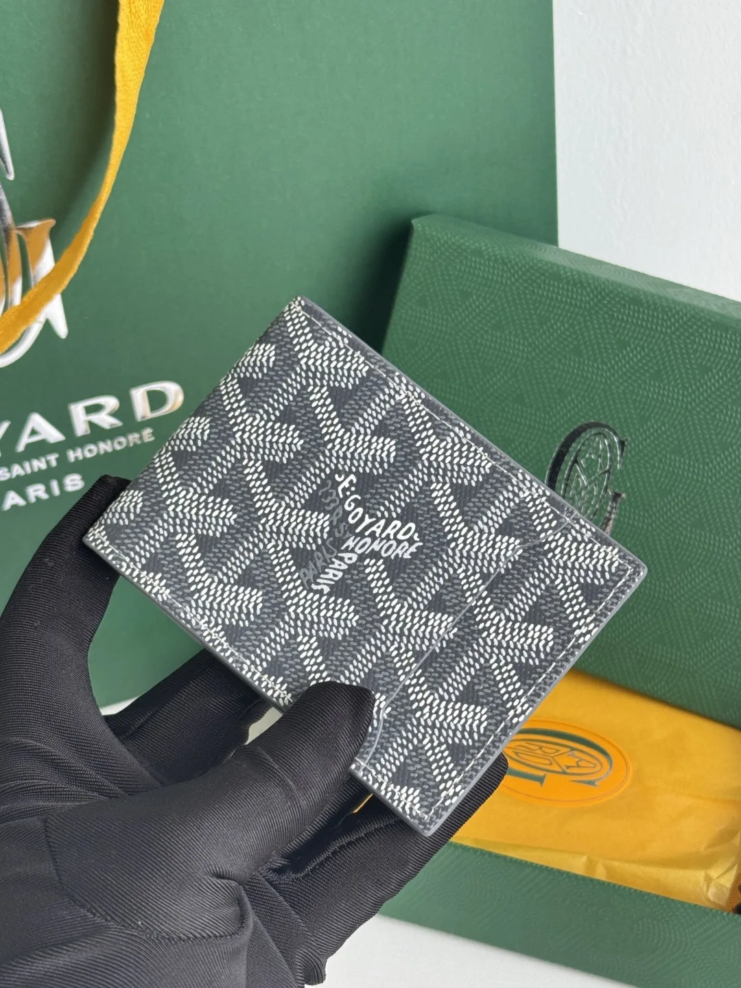 Goyard 3311 Insert Victoire Check Card Holder Card Case - Detail view 6