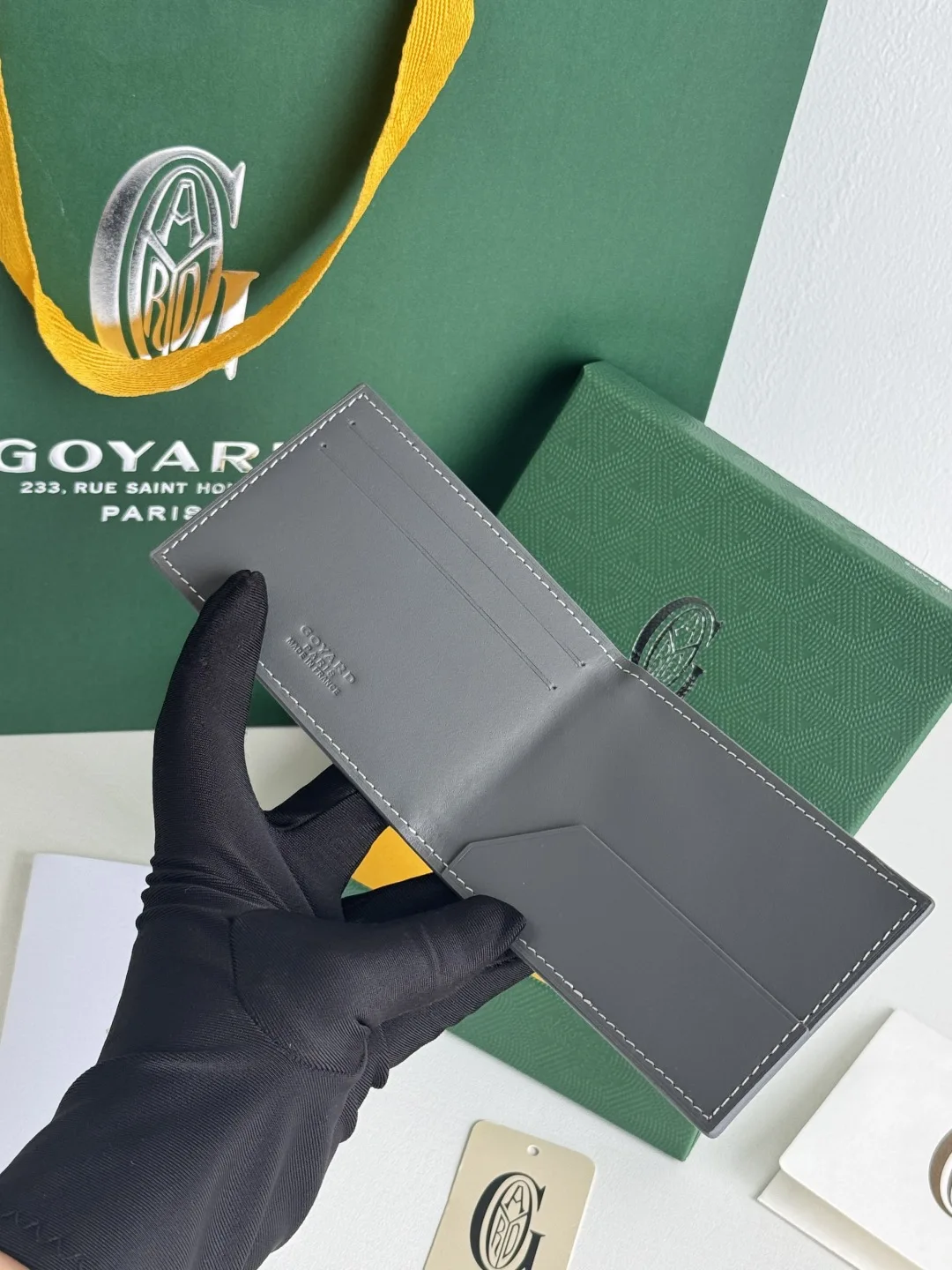 Goyard 3311 Insert Victoire Check Card Holder Card Case - Detail view 7
