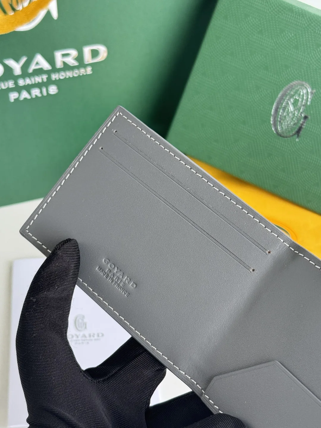 Goyard 3311 Insert Victoire Check Card Holder Card Case - Detail view 8