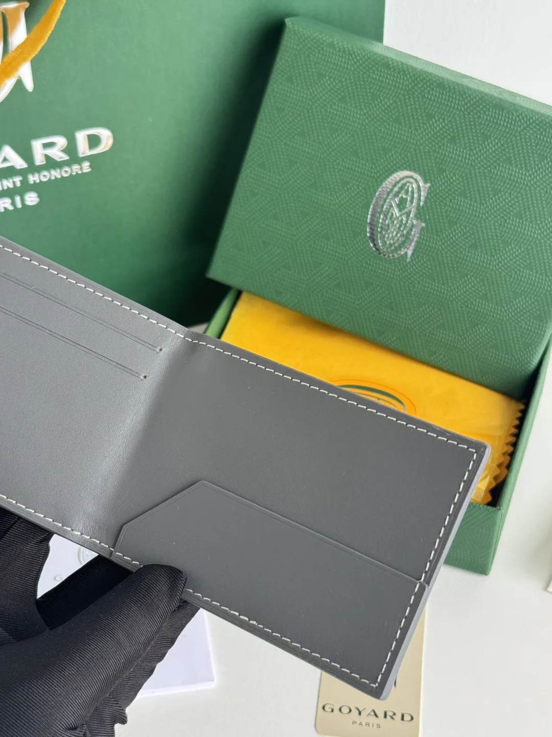 Goyard 3311 Insert Victoire Check Card Holder Card Case - Detail view 9