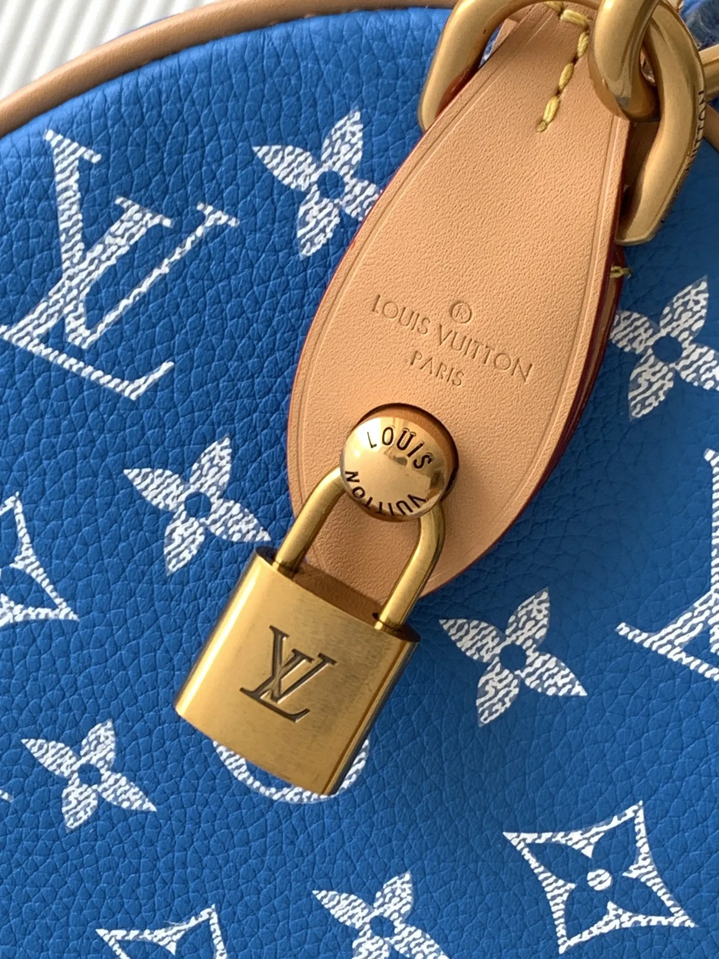 Louis Vuitton M24424 Blue Speedy P9 Bandouliere 25 Bag - Detail view 6