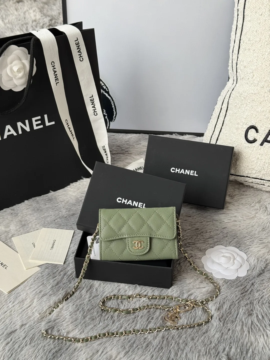 Chanel A81081 New Waist Bag Crossbody Coin Purse