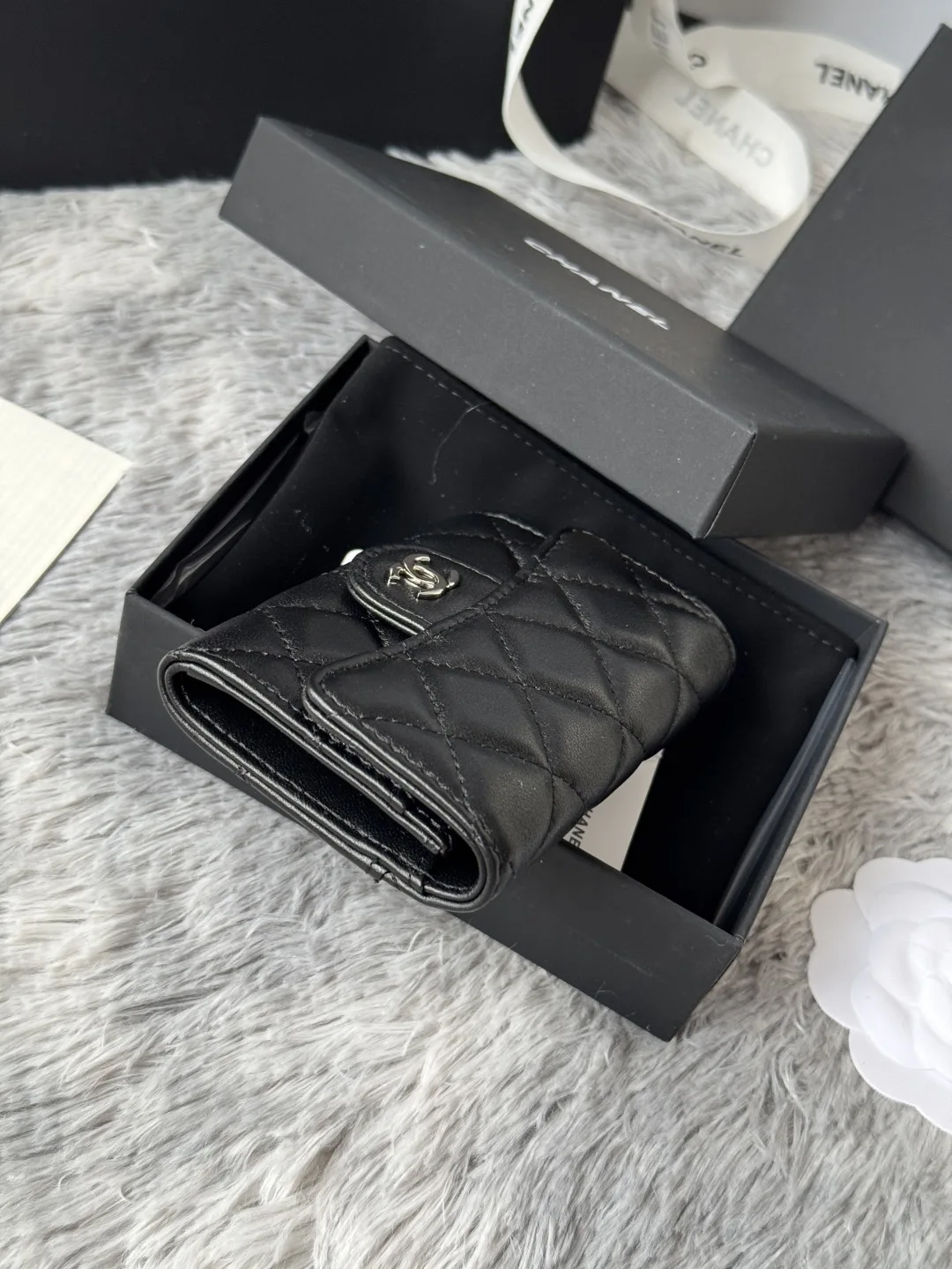 Chanel AP0214 Lambskin CF Cardholder - Detail view 5