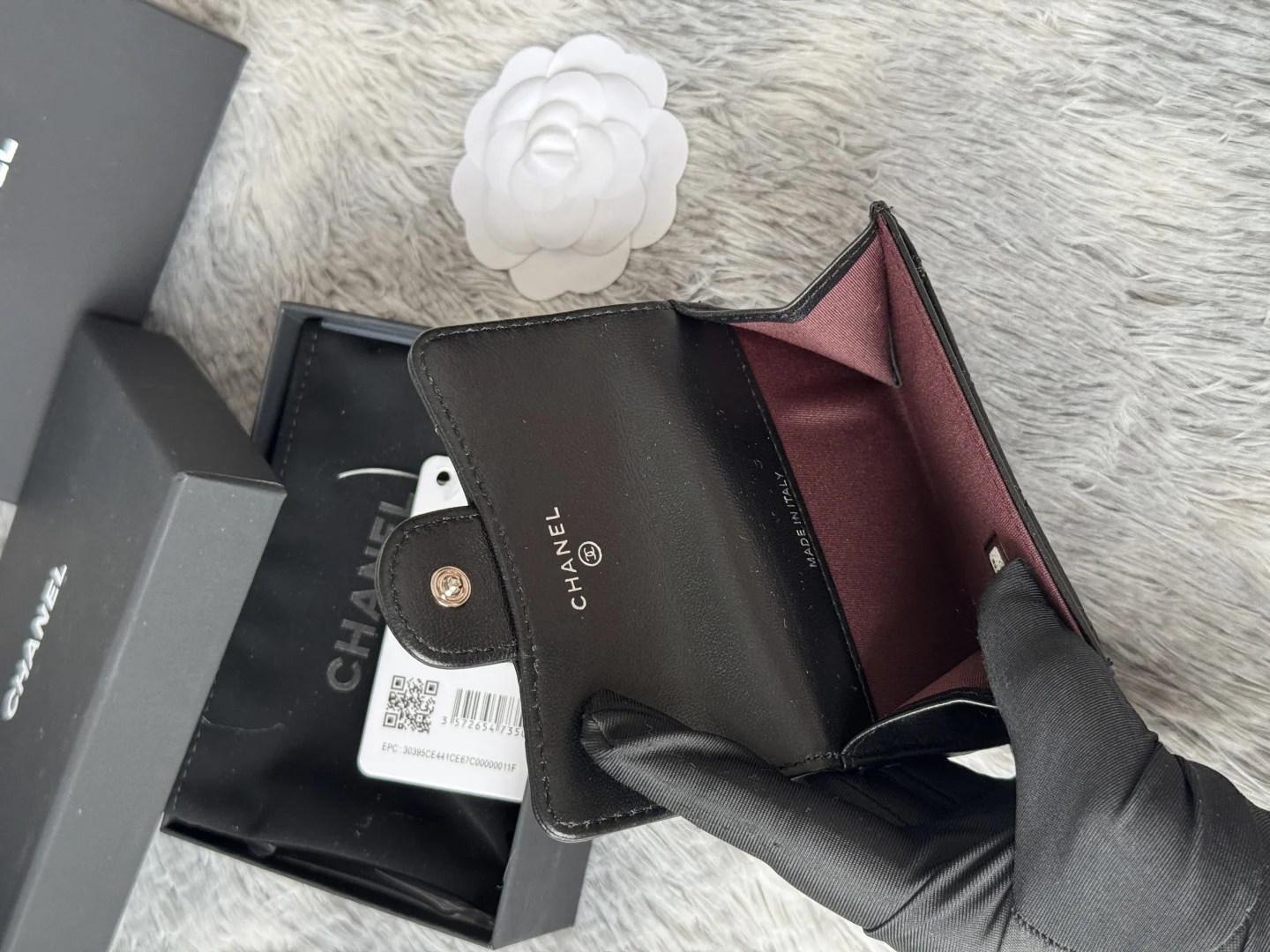 Chanel AP0214 Lambskin CF Cardholder - Detail view 8