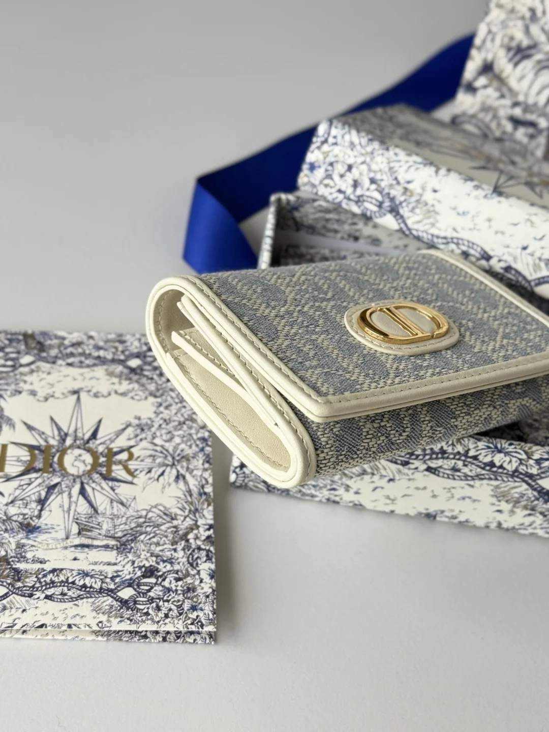Dior S2300UWHC_M30G Caro Card Holder Coin Purse - Detail view 4