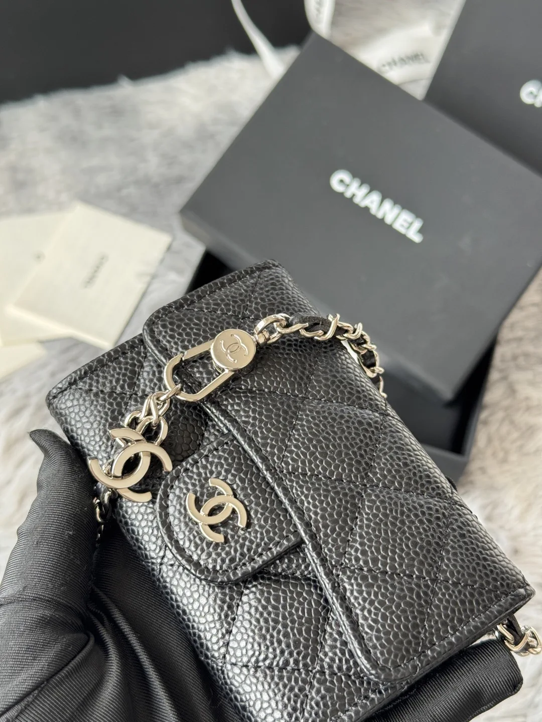 Chanel A81081 New Waist Bag Crossbody Coin Purse - Detail view 5