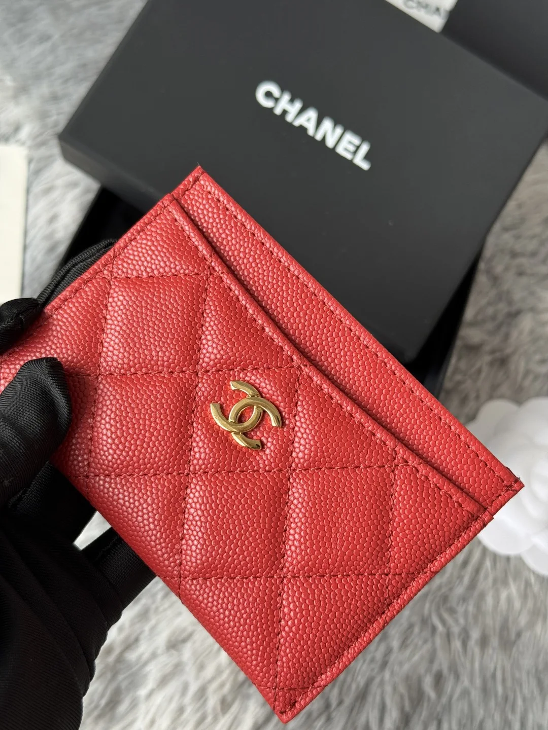 Chanel AP0213 CF Card Holder, Chip-Style Card Case - Detail view 6