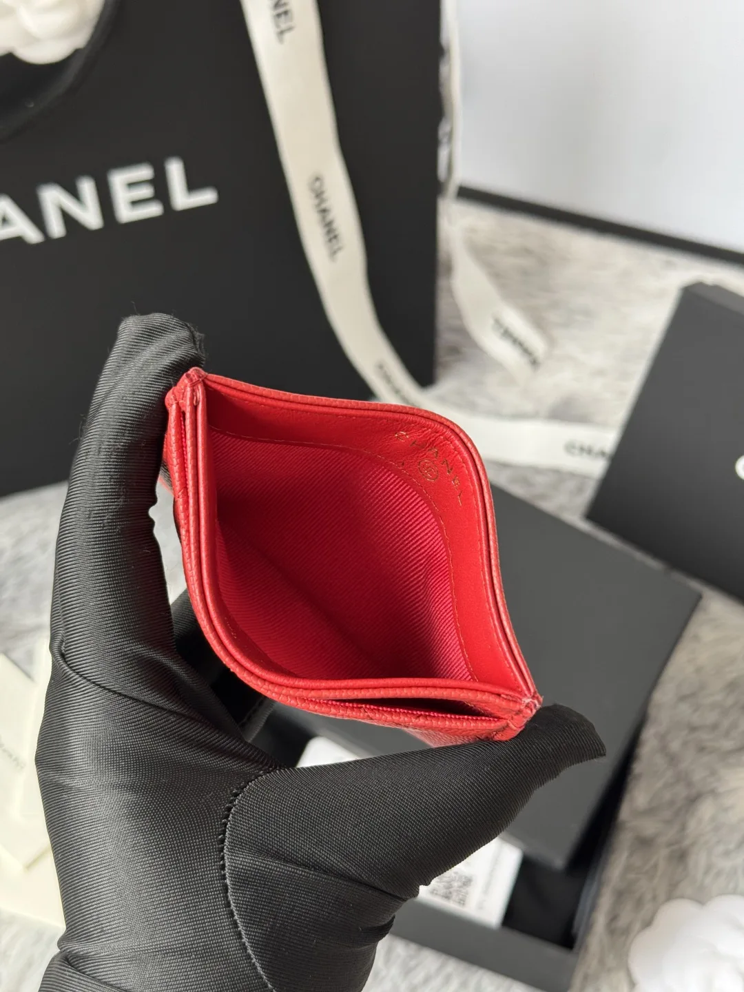Chanel AP0213 CF Card Holder, Chip-Style Card Case - Detail view 7