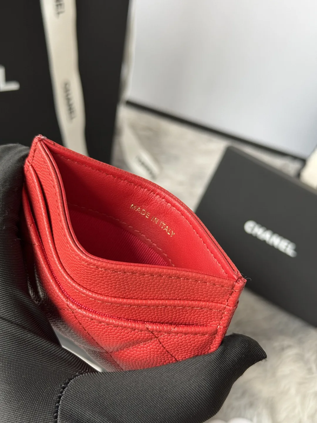 Chanel AP0213 CF Card Holder, Chip-Style Card Case - Detail view 9