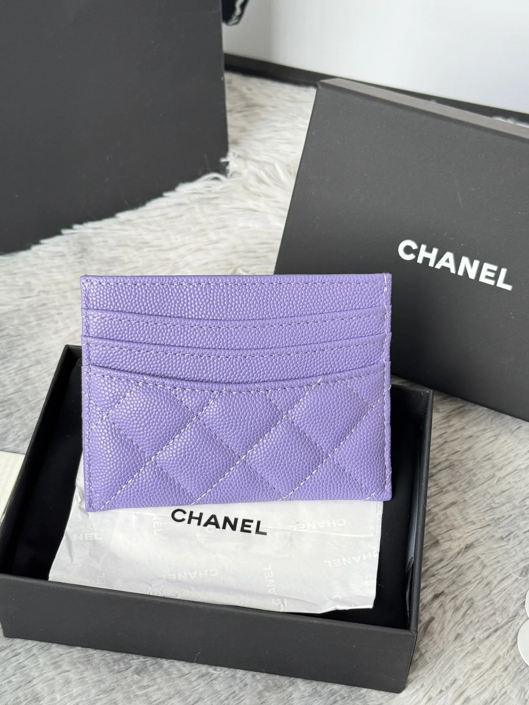 Chanel AP4472 2025 Cowhide Card Holder - Detail view 3