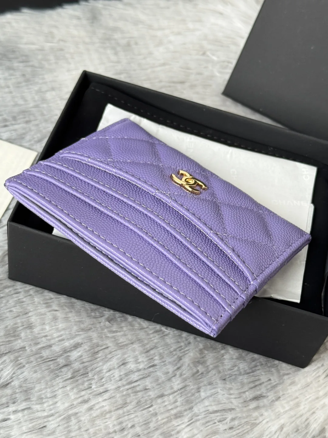 Chanel AP4472 2025 Cowhide Card Holder - Detail view 4